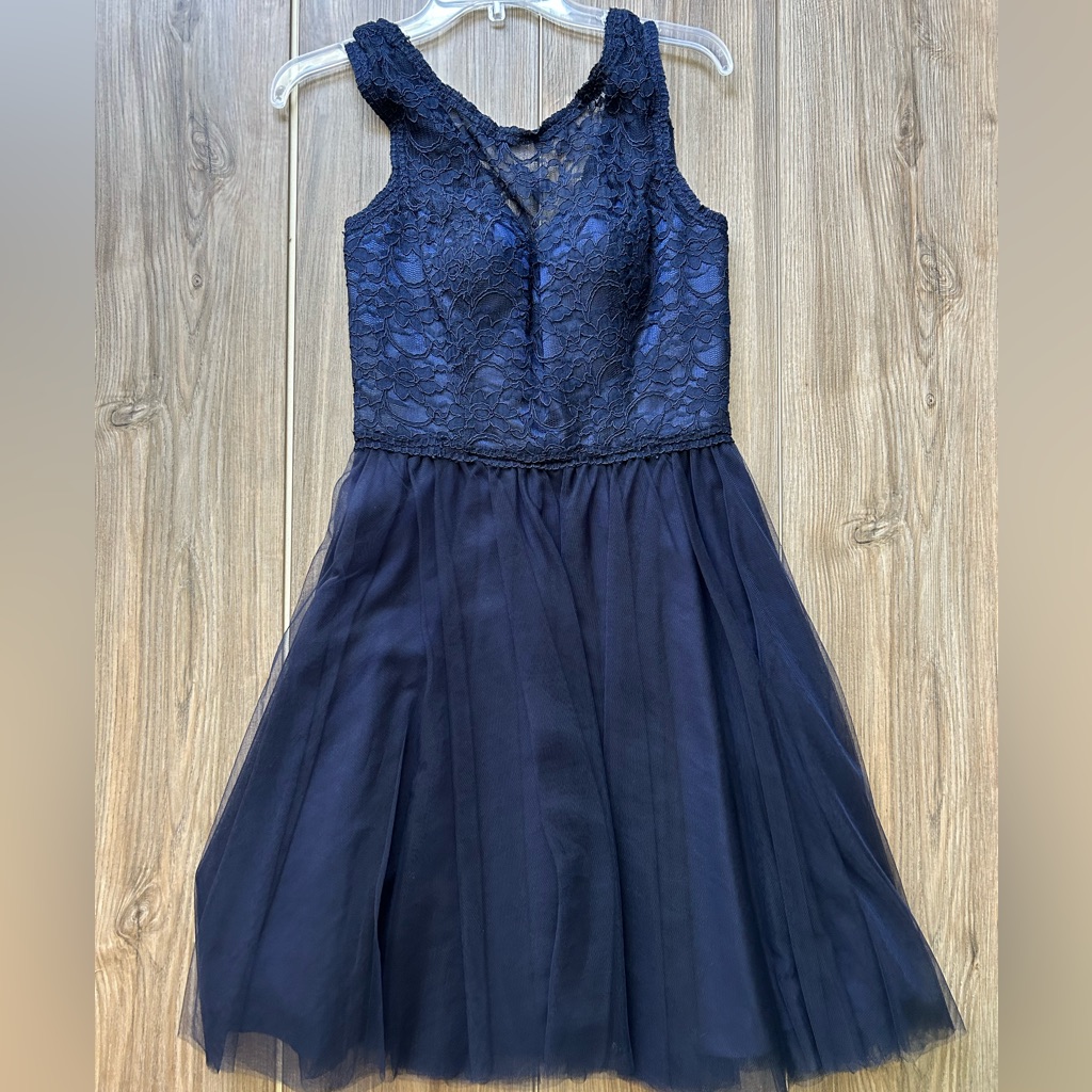 Mori Lee Formal Lace With Tulle Skirt Dress. Nwt